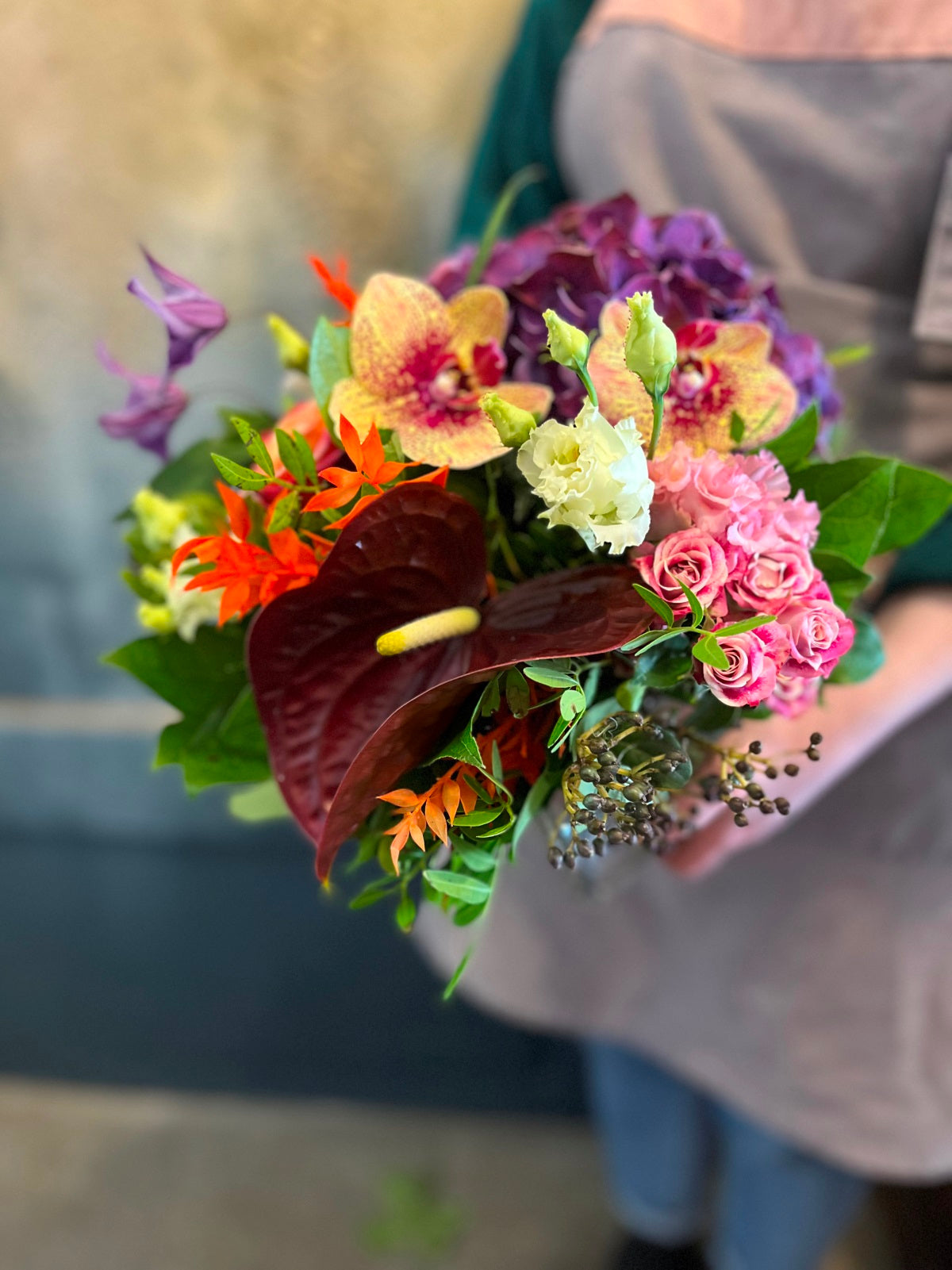 Autumn Country Garden Flower Arrangement