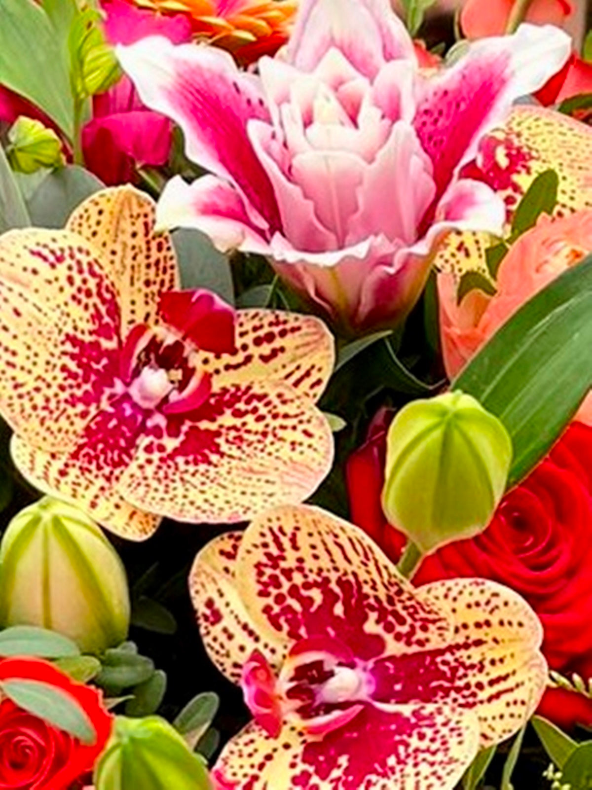 Luxury Pink Lily and Orchid Bouquet