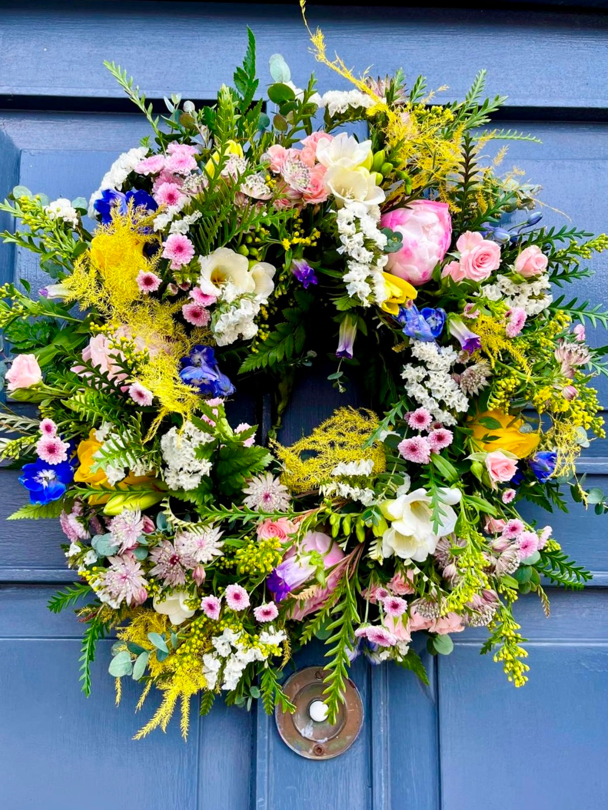 Fresh Spring Door Wreath