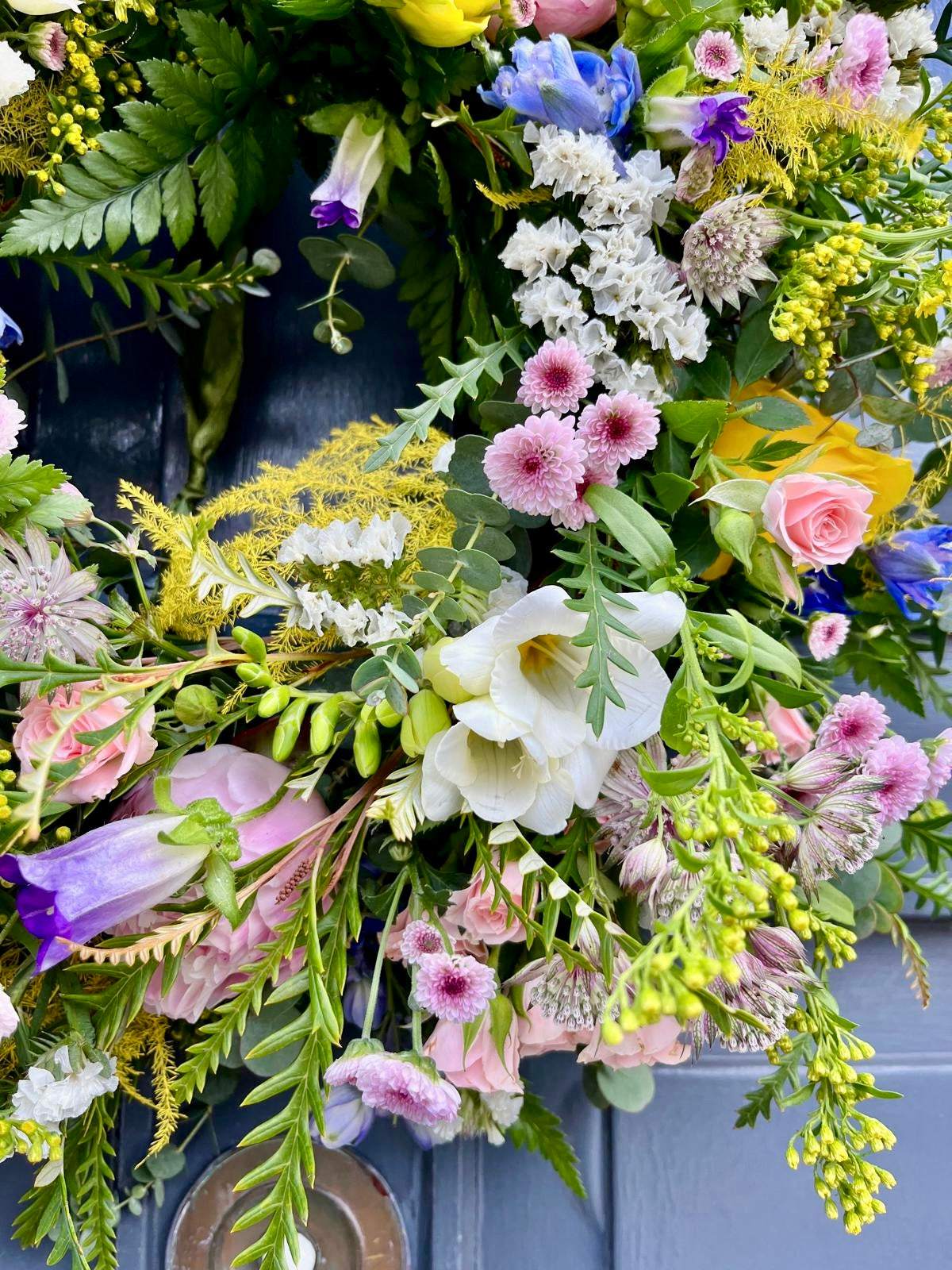 Fresh Spring Door Wreath